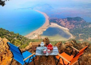 Dalyan radar tepesini ziyaret edebilirsiniz.