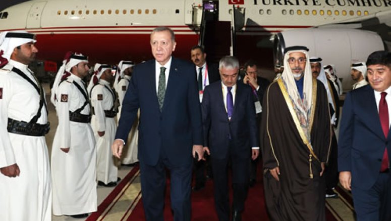 Cumhurbaşkanı Erdoğan, Dünya Kupası finali için Katar’da 