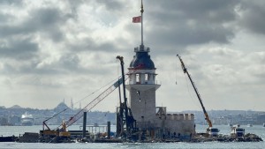 Kız Kulesi turizm sezonuna yetişiyor 